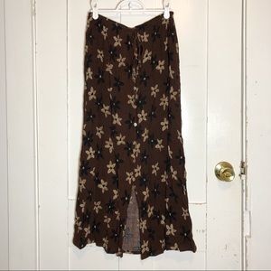 VINTAGE Kathie Lee Floral Maxi Skirt 10